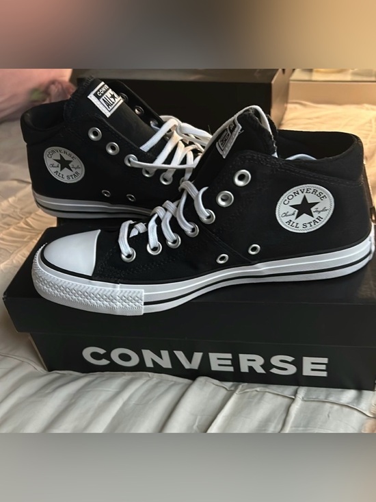 Converse Shoes - Converse Black and White High Top Sneakers